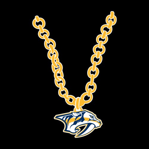 Nashville Predators Necklace logo iron on paper